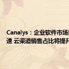 Canalys：企业软件市场增长迅速 云渠道销售占比将提升