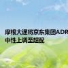 摩根大通将京东集团ADR评级从中性上调至超配