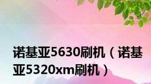 诺基亚5630刷机（诺基亚5320xm刷机）