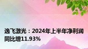 逸飞激光：2024年上半年净利润同比增11.93%