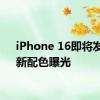 iPhone 16即将发布！新配色曝光