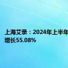 上海艾录：2024年上半年净利润增长55.08%