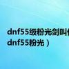 dnf55级粉光剑叫什么（dnf55粉光）