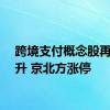 跨境支付概念股再度拉升 京北方涨停