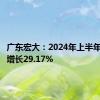 广东宏大：2024年上半年净利润增长29.17%