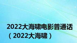 2022大海啸电影普通话（2022大海啸）