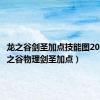 龙之谷剑圣加点技能图2020（龙之谷物理剑圣加点）