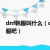 dnf韩服叫什么（dnf韩服吧）