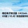 精伦电子新注册《AI Emb App（iOS版）V1.0》项目的软件著作权