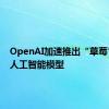 OpenAI加速推出“草莓”推理人工智能模型