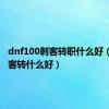 dnf100刺客转职什么好（dnf刺客转什么好）