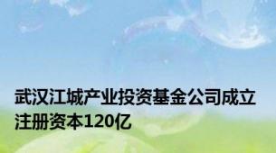 武汉江城产业投资基金公司成立 注册资本120亿