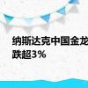 纳斯达克中国金龙指数跌超3%