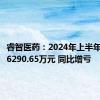 睿智医药：2024年上半年净亏损6290.65万元 同比增亏