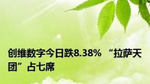 创维数字今日跌8.38% “拉萨天团”占七席