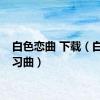 白色恋曲 下载（白色恋习曲）