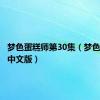 梦色蛋糕师第30集（梦色蛋糕师中文版）