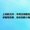 上海航交所：本周沿海散货运输需求略有改善，综合指数小幅上涨