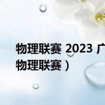 物理联赛 2023 广东（物理联赛）