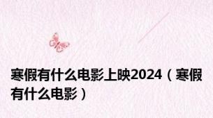 寒假有什么电影上映2024（寒假有什么电影）