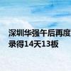 深圳华强午后再度涨停 录得14天13板