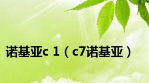 诺基亚c 1（c7诺基亚）