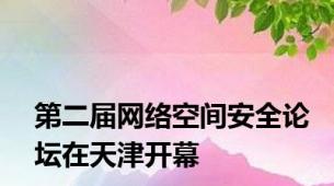 第二届网络空间安全论坛在天津开幕