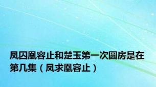 凤囚凰容止和楚玉第一次圆房是在第几集（凤求凰容止）