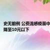 史无前例 公费流感疫苗中标单价降至10元以下