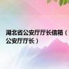 湖北省公安厅厅长信箱（湖北省公安厅厅长）