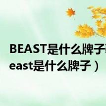 BEAST是什么牌子鞋（beast是什么牌子）