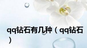 qq钻石有几种（qq钻石）