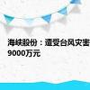 海峡股份：遭受台风灾害损失约9000万元