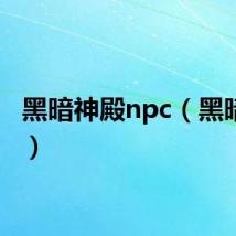 黑暗神殿npc（黑暗殿堂）