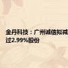 金丹科技：广州诚信拟减持不超过2.99%股份