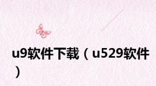 u9软件下载（u529软件）