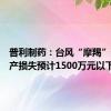 普利制药：台风“摩羯”造成资产损失预计1500万元以下