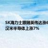 SK海力士跟随英伟达涨6.2%，汉米半导体上涨7%