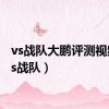 vs战队大鹏评测视频（vs战队）