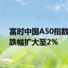 富时中国A50指数期货跌幅扩大至2%