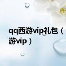 qq西游vip礼包（qq西游vip）