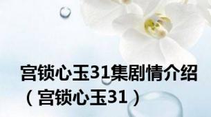 宫锁心玉31集剧情介绍（宫锁心玉31）