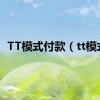 TT模式付款（tt模式）