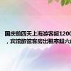 国庆前四天上海游客超1200万人次，宾馆旅馆客房出租率超六成