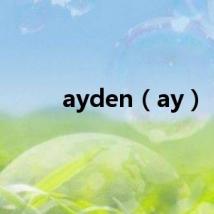 ayden（ay）