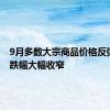 9月多数大宗商品价格反弹 指数跌幅大幅收窄