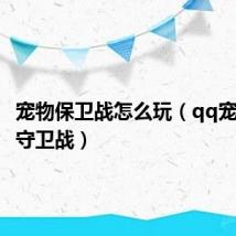 宠物保卫战怎么玩（qq宠物城堡守卫战）