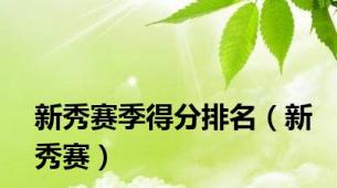 新秀赛季得分排名（新秀赛）