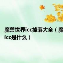 魔兽世界icc掉落大全（魔兽世界icc是什么）