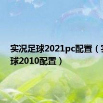 实况足球2021pc配置（实况足球2010配置）